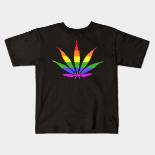 marijuana lgbt kids t-shirt